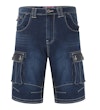 Ivan Denim Cargo Shorts Used Look
